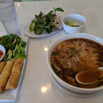Pho Anh - Large #5 with added tendon, egg rolls - Vietnamese Near Me - Riverside, California Pho Anh - Large #5 with added tendon, egg rolls - Vietnamese Near Me - Riverside, California