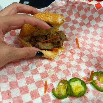 Pho House & Grill - BM03. BBQ Pork Sandwich no veggies whatsoever.....just bread, meat and a few jalapeños??? What's happening. So disappointed. This was $8???? - Vietnamese Near Me - Carlsbad, California Pho House & Grill - BM03. BBQ Pork Sandwich no veggies whatsoever.....just bread, meat and a few jalapeños??? What's happening. So disappointed. This was $8???? - Vietnamese Near Me - Carlsbad, California