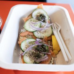 The Sunrise Shack - Smoked Salmon Toast