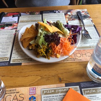 Pizzeria Choucas - Salad - Pizza Near Me - Leukerbad, VS