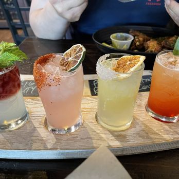 Pop's Public House - Margarita flight - New American Near Me - Gilroy, California Pop's Public House - Margarita flight - New American Near Me - Gilroy, California