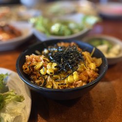 K-BBQ Factory - Kimichi Corn Fried Rice