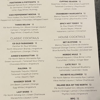 Green Scene - Winter drink menus. - Grocery Near Me - Walker, Minnesota