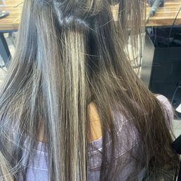 Before photo to correct highlight job.