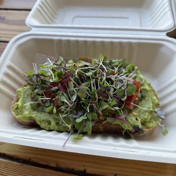 Offset Coffee Roasters - Avocado toast. Ingredients were fresh but it was bland & could've been better - Coffee & Tea Near Me - El Segundo, California