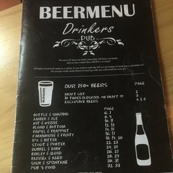 Drinkers Pub - Menu