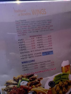 Menu photo 4 Super Wing Station Fayetteville, NC