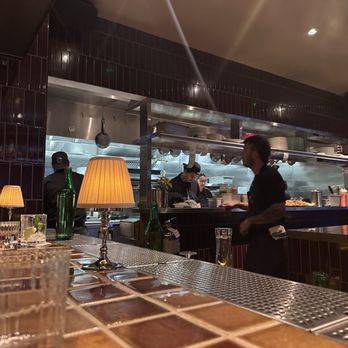 Hermon's - POV - seated at the bar - New American Near Me - Los Angeles, California