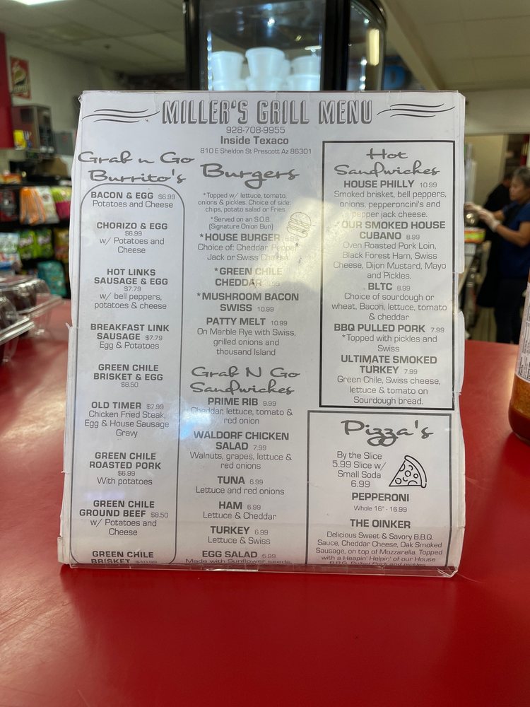Miller’s Grill Logo