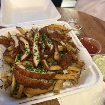 Moritz - Loaded Fries with Chicken - German Near Me - Brooklyn, New York Moritz - Loaded Fries with Chicken - German Near Me - Brooklyn, New York