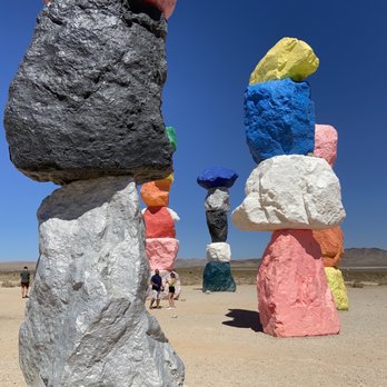 Seven Magic Mountains - Public Art Near Me - Las Vegas, Nevada Seven Magic Mountains - Public Art Near Me - Las Vegas, Nevada