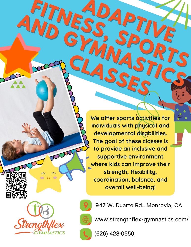 StrengthFlex Gymnastics, Dance & Acro Training Logo