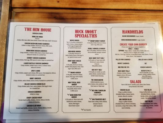Menu photo 2 The Buck Snort Harlan, IA Menu photo 2 The Buck Snort Harlan, IA