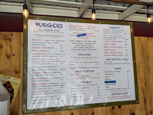 Menu photo 3 Red's Burgers Seward, AK