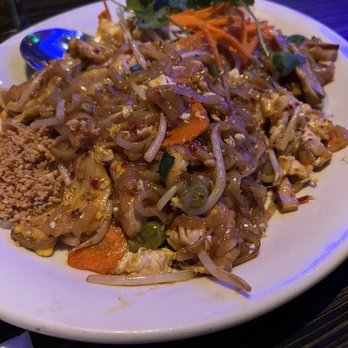 Thai Bite - Chicken Phad Thai- order a side of rice to accompany the noodles. - Thai Near Me - Aliso Viejo, California Thai Bite - Chicken Phad Thai- order a side of rice to accompany the noodles. - Thai Near Me - Aliso Viejo, California
