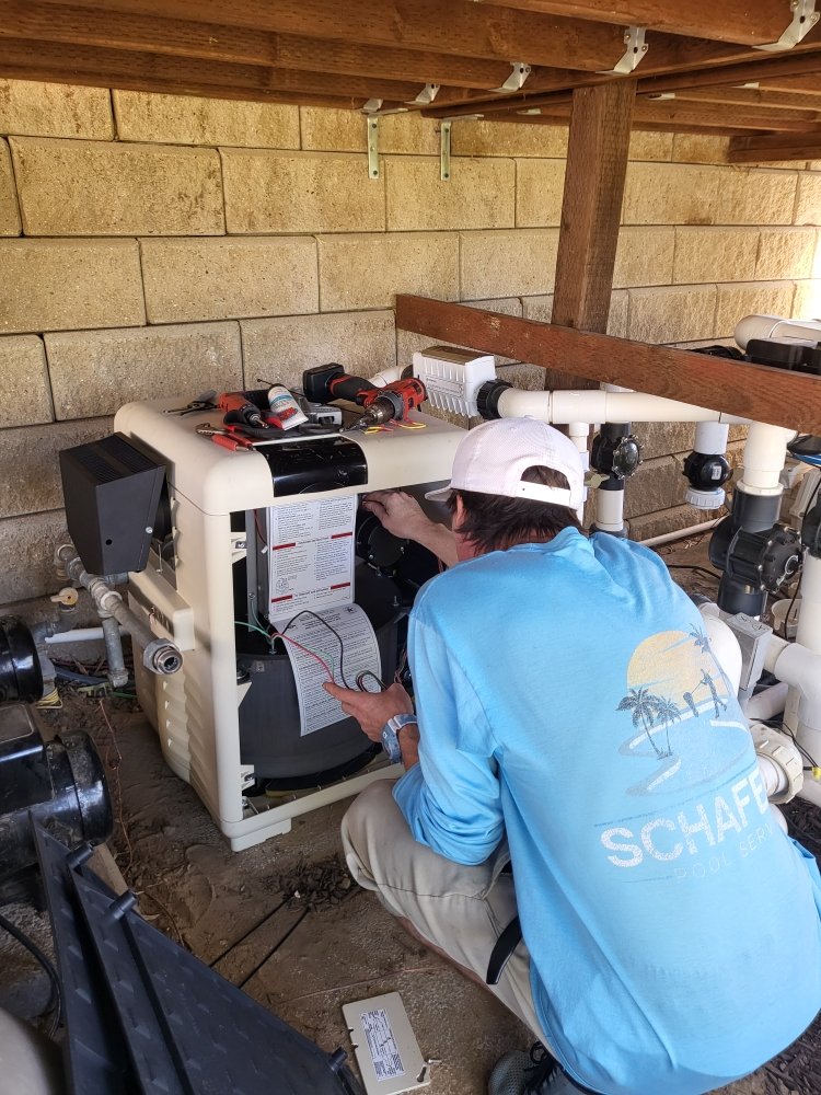 Slide of Schafer's Pool Service