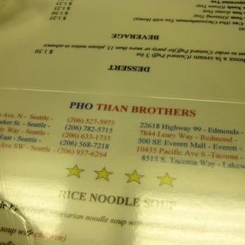 Pho Than Brothers - Vietnamese Near Me - Seattle, Washington Pho Than Brothers - Vietnamese Near Me - Seattle, Washington