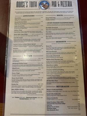Menu photo 2 Moose's Tooth Anchorage, AK Menu photo 2 Moose's Tooth Anchorage, AK