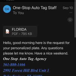 One-Stop Auto Tag Agency
