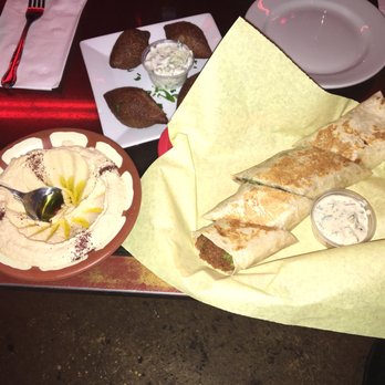 The Olive Mediterranean Grill - Falafel wrap, Kibbeh and Hummus. - Mediterranean Near Me - Las Vegas, Nevada