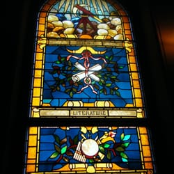 George Hail Free Library - Incredible stained glass