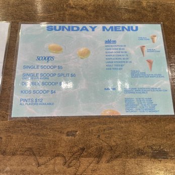 Sunday Ice Cream - Menu Options - Ice Cream & Frozen Yogurt Near Me - San Diego, California Sunday Ice Cream - Menu Options - Ice Cream & Frozen Yogurt Near Me - San Diego, California