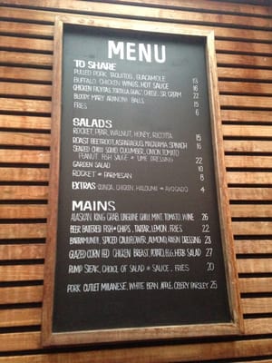 Menu photo 2 The London Paddington, NSW Menu photo 2 The London Paddington, NSW