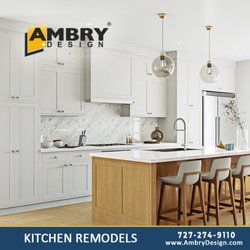 Ambry Design - Kitchen remodeling services including custom cabinetry, countertops, and layout improvements. Specialized in Florida homes