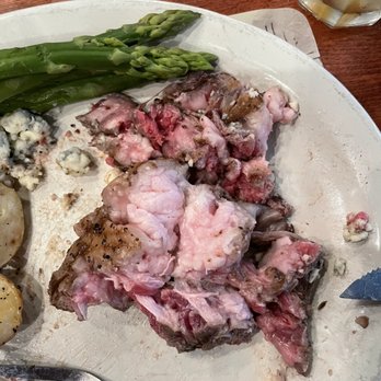 Gino's Ristorante - This is all the fat from my expensive 18oz ribeye steak. - Pizza Near Me - Lancaster, California