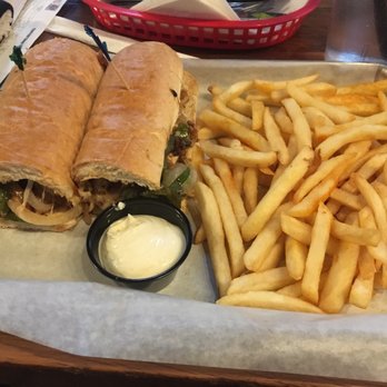 Hungry Buffalo - Chicken Philly! So good, ask for extra garlic aioli it was amazing. - New American Near Me - Logan, Ohio Hungry Buffalo - Chicken Philly! So good, ask for extra garlic aioli it was amazing. - New American Near Me - Logan, Ohio
