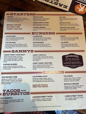 Menu photo 2 Eastbound Bar & Grill Lakeside, CA Menu photo 2 Eastbound Bar & Grill Lakeside, CA