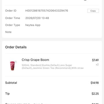 Hey Tea - Cancelled order - Bubble Tea Near Me - Irvine, California Hey Tea - Cancelled order - Bubble Tea Near Me - Irvine, California