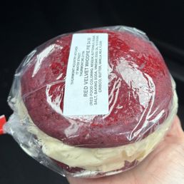 Giant Red Velvet Whoopie