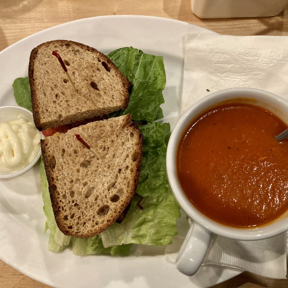 BLT and tomato soup