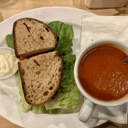 BLT and tomato soup