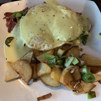 The Scratch Room - Corned Beef Benedict $13.95 - Breakfast & Brunch Near Me - Anaheim, California