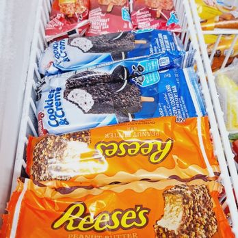 Chris Liquor - Reeses Peanut Butter Ice Cream, Cookies and Cream, Strawberry, and Short Cake Ice Creams. - Convenience Stores Near Me - Colton, California Chris Liquor - Reeses Peanut Butter Ice Cream, Cookies and Cream, Strawberry, and Short Cake Ice Creams. - Convenience Stores Near Me - Colton, California