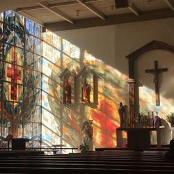 Saints Peter And Paul Catholic Church And School - Stained glass window