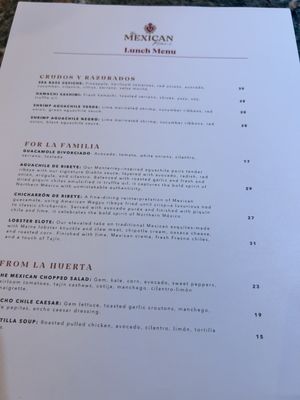Menu photo 3 The Mexican Miami, FL