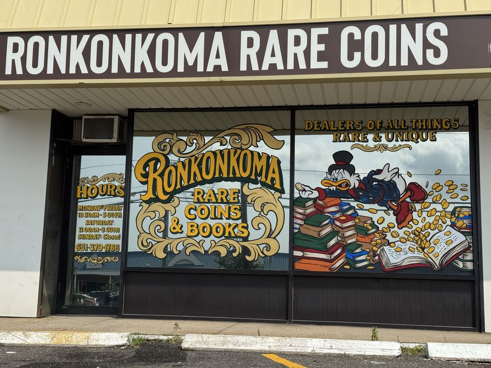 Ronkonkoma Rare Coins Logo