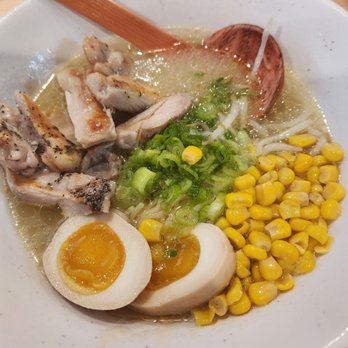 Tenji Ramen - Chicken Ramen with added egg - Ramen Near Me - Murrieta, California Tenji Ramen - Chicken Ramen with added egg - Ramen Near Me - Murrieta, California