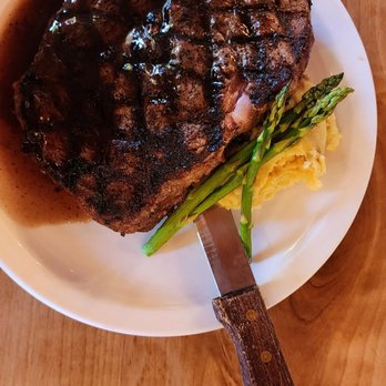 Rocking V Cafe - 14oz Ribeye - New American Near Me - Kanab, Utah