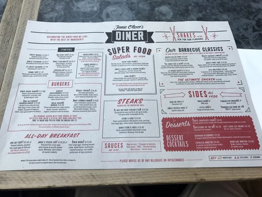 Menu photo 2 Jamie Oliver's Diner Gatwick Horley, WSX