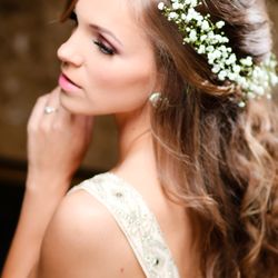 Millionaire Brides Club - Professionally done hair and makeup for a bride.