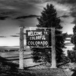 Colorado Welcome Sign - Welcome to colorful CO! 20151203