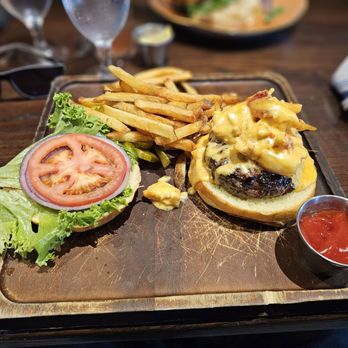 B2 Bistro + Bar - Surf N Turf Burger - Cocktail Bars Near Me - Point Pleasant Beach, New Jersey