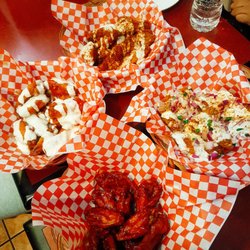 Wow! Wing House - Left to right starting from the top: Devils Ranch, Vans Favourite, Messy Sweetheart, Kansas Knockout