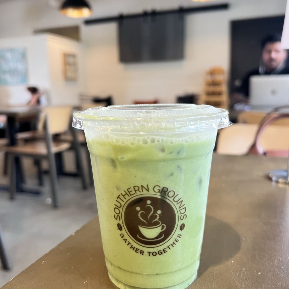 Southern Grounds - Iced matcha latte - Cafes Near Me - Jacksonville, Florida Southern Grounds - Iced matcha latte - Cafes Near Me - Jacksonville, Florida