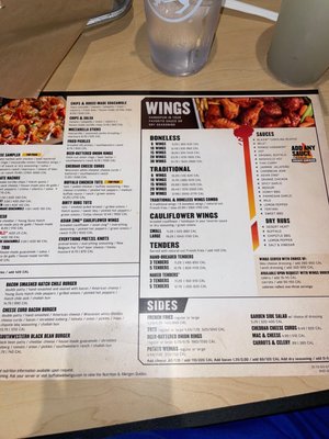 Menu photo 4 Buffalo Wild Wings Troy, MI