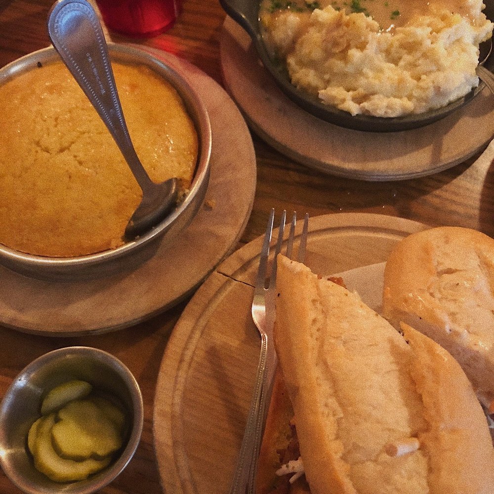 The Eagle OTR - Fried Chicken Sandwich, Spoonbread, Horseradish Mashed Potatoes - American Near Me - Cincinnati, Ohio The Eagle OTR - Fried Chicken Sandwich, Spoonbread, Horseradish Mashed Potatoes - American Near Me - Cincinnati, Ohio